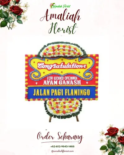 Bunga Papan Congratulation di Petak